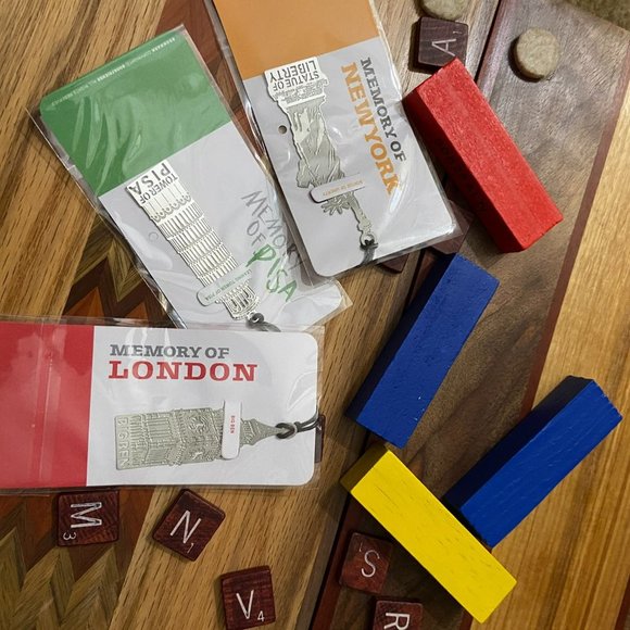 4 Pack Famous Locations - Silver Bookmarks - Picture 7 of 11